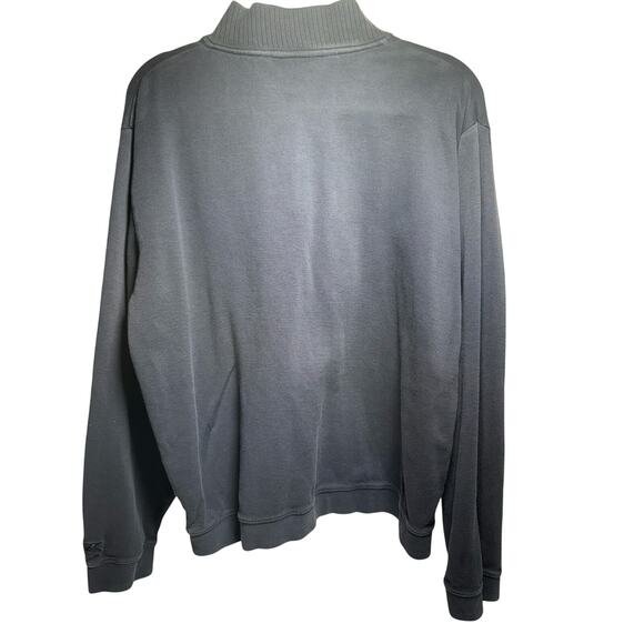 Cutter & Buck Men’s Sz L Blue 1/4 Zip Preppy Mock Neck Classic Sweater Pullover - Picture 5 of 7